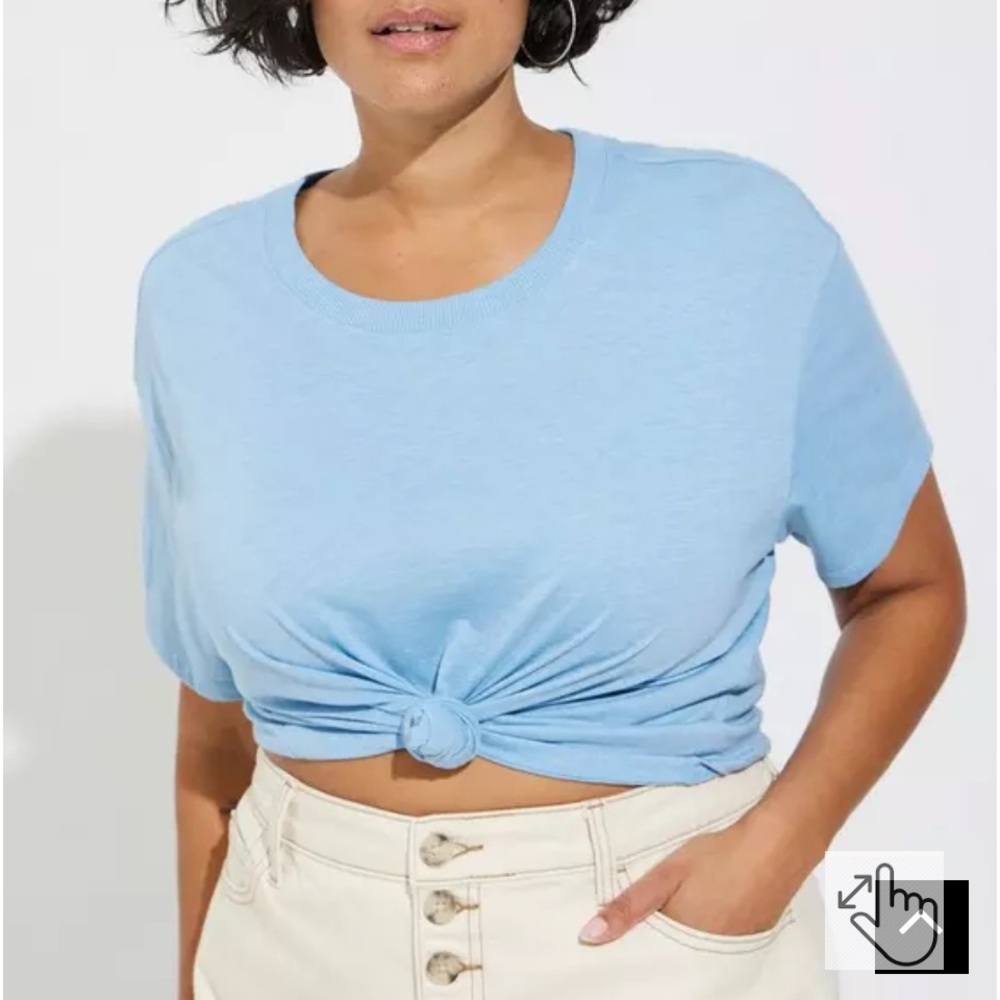 Torrid crop tee